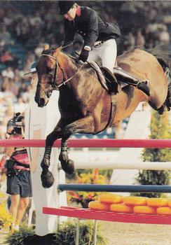 1995 Collect-A-Card Equestrian #188 Roger-Yves Bost / Souviens Toi III Equus Front